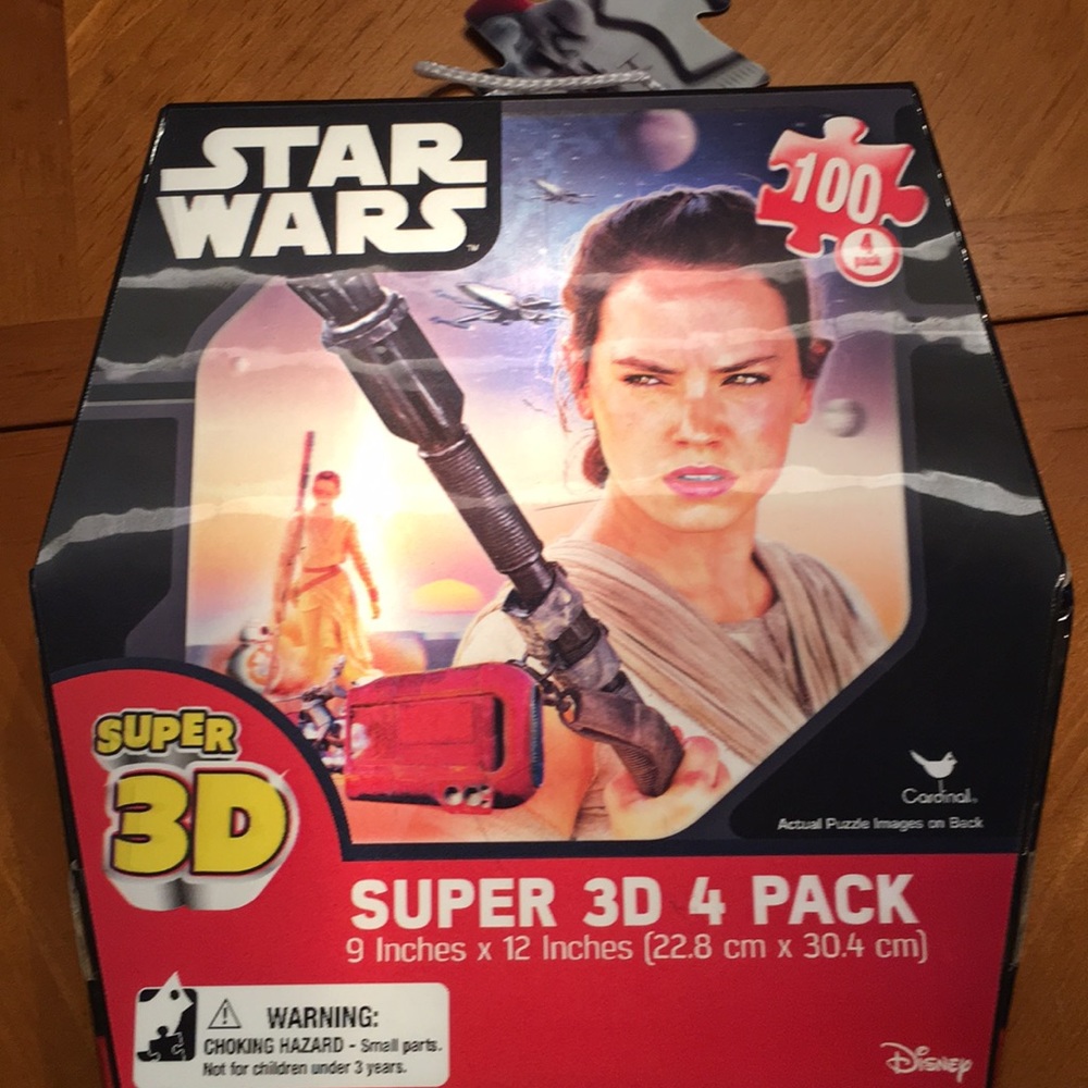 New super 3D Star Wars 4 pack puzzles unopened 🎁